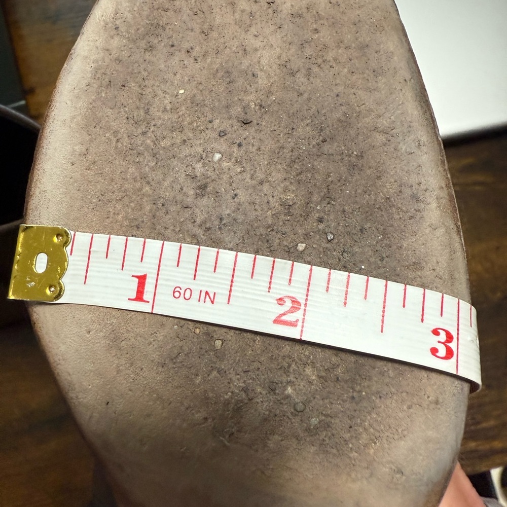 Aeyde Brown Leather Ankle Boots size:38 (7-7.5) 3” heel made in Italy - Picture 15 of 15